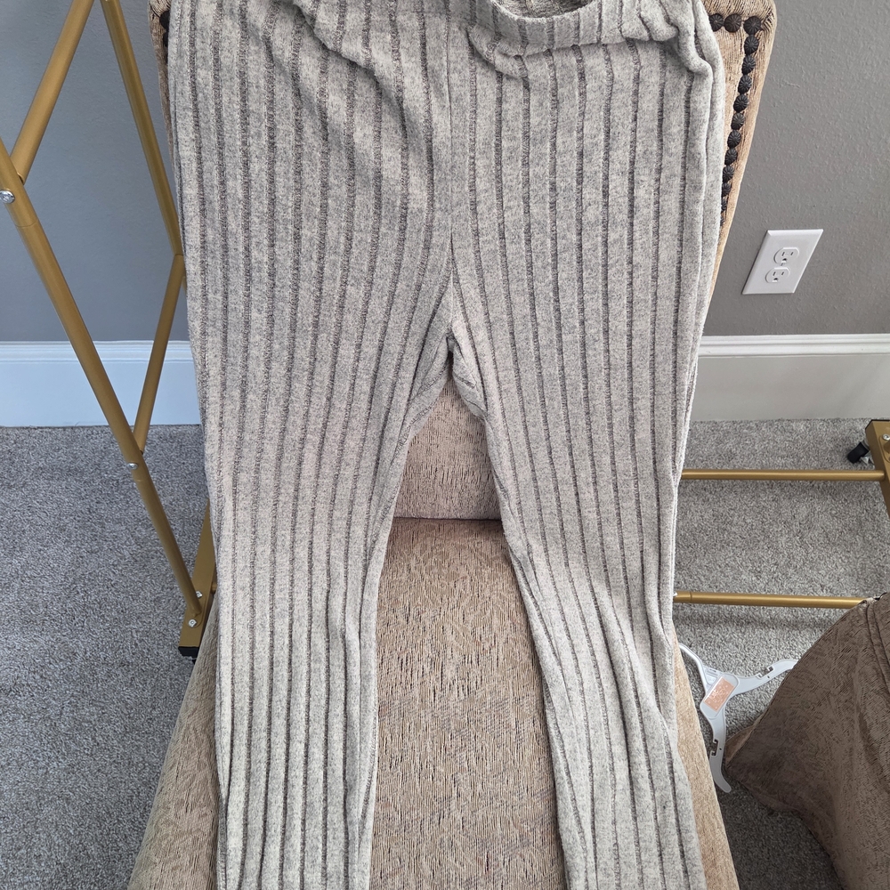 SHEIN  Striped Joggers in Khaki